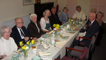 Breakfast at Church on Easter Sunday Morning