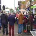 By the main shops