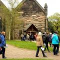 Walking up to the door of St John's