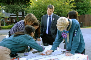 Scouts try their hand at mosaics