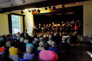 The Band on stage