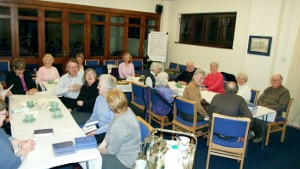 Maundy Thursday congregation (right)