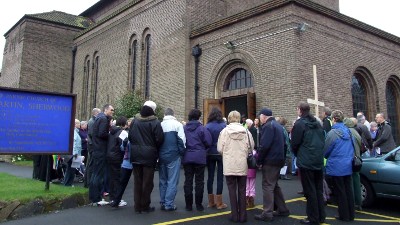 outside St Martin's