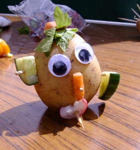 A splendid potato head