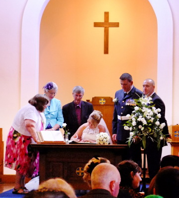 Signing the Register